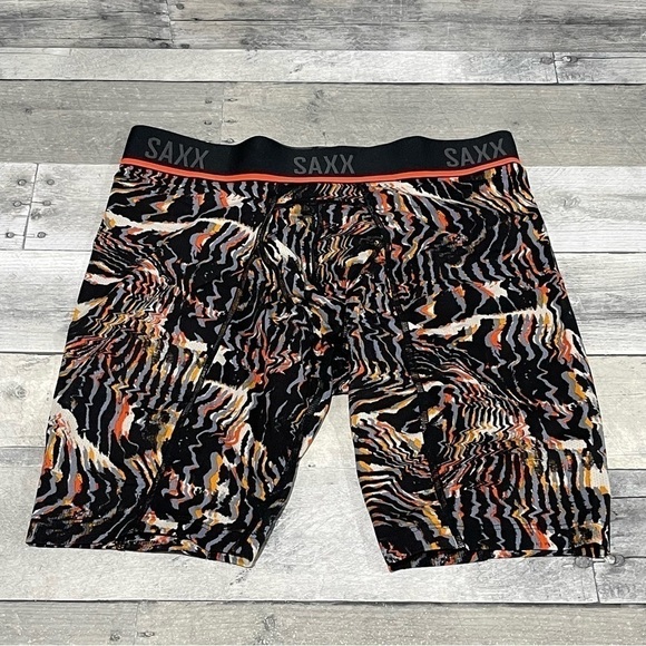 SAXX KINETIC HD LONG LEG BOXER BRIEF MEN'S UNDERWEAR - MULTI FANTIC SZ - M - Picture 3 of 5